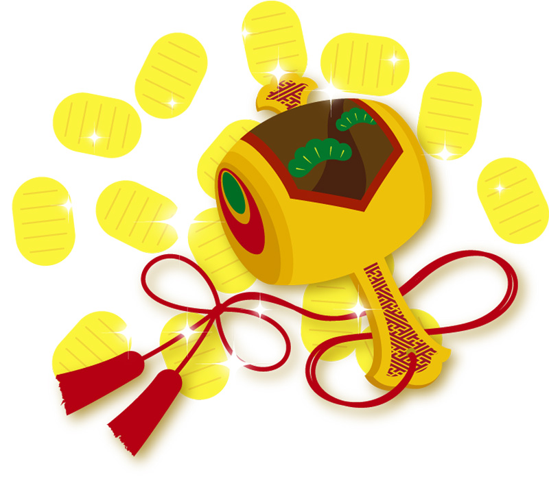 小判と打ち出の小づち